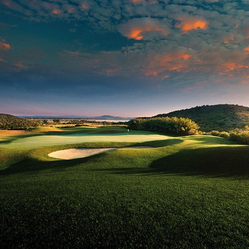 Golf à deux à Porto Ercole