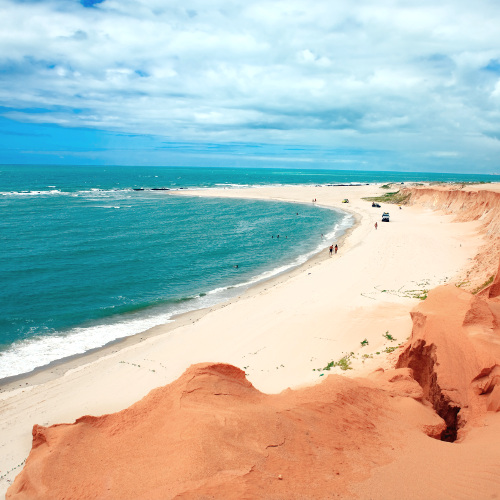 Kitesurf et détente entre amis de Fortaleza à Jericoacoara