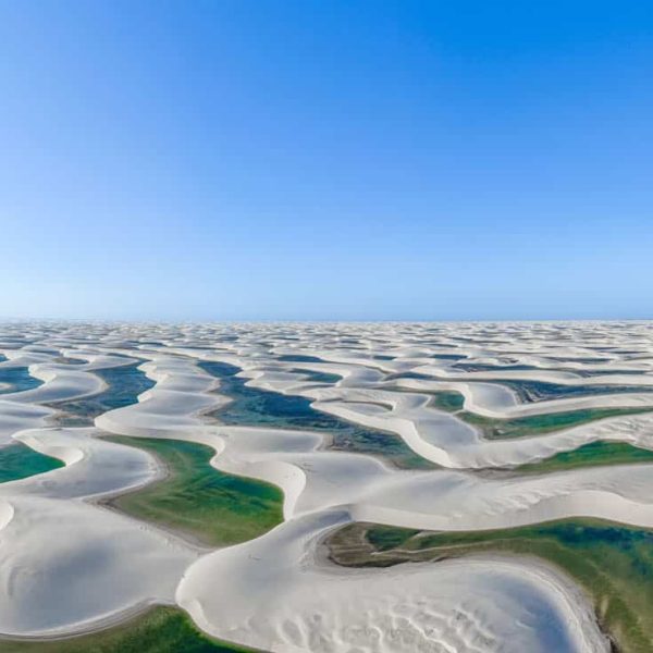 Dunes blanches et lagunes des Lençóis Maranhenses, Brésil