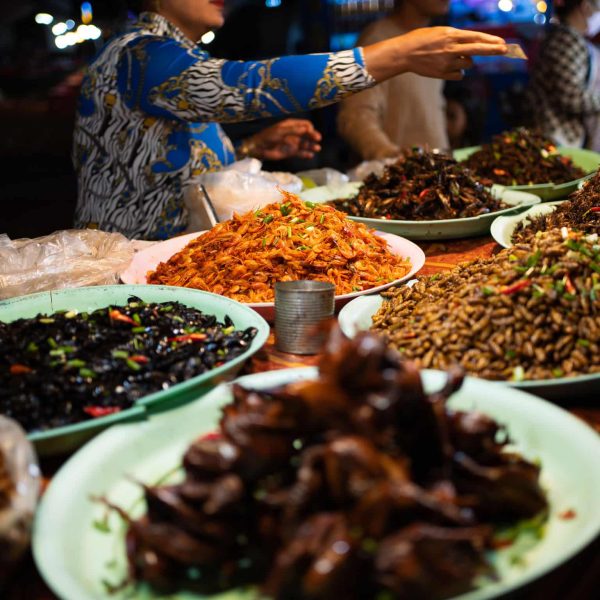 Étals de cuisine de rue, Cambodge