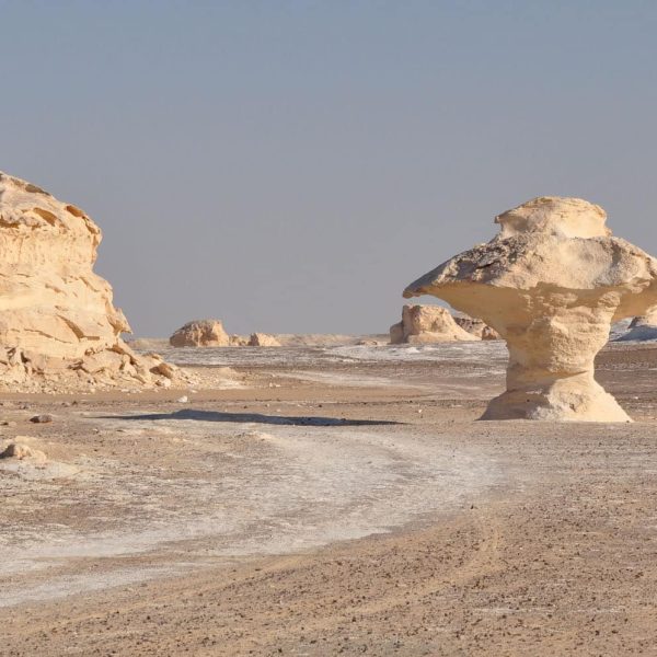 Formations de craie du Désert blanc, Égypte