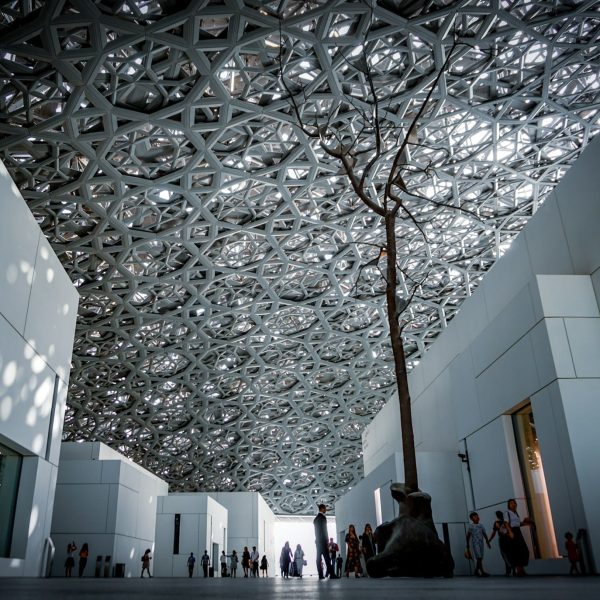 Dôme ajouré du Louvre Abu Dhabi, Émirats arabes unis