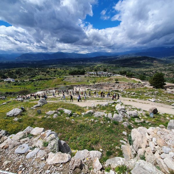 Site archéologique de Mycènes, Péloponnèse, Grèce