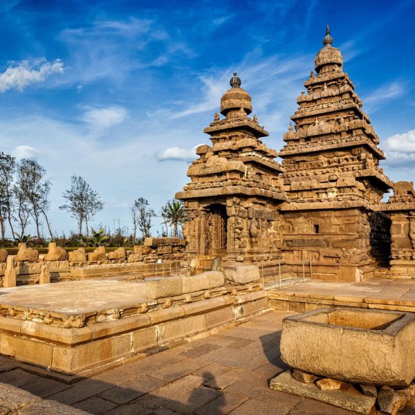 Temple du Rivage de Mahabalipuram, patrimoine mondial, Inde du Sud