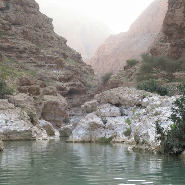 Gorges et bassins du Wadi Shab, Oman