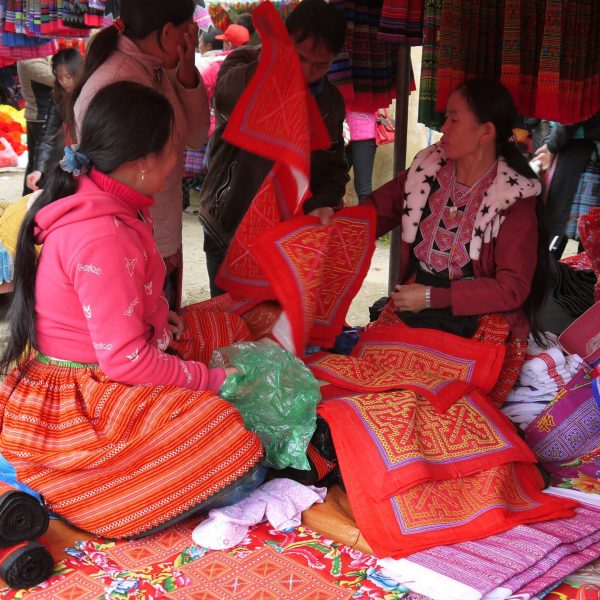 Marché Hmong, Nord Vietnam