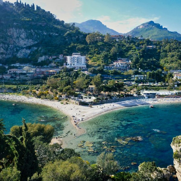 Baie d'Isola Bella sous Taormina, Sicile