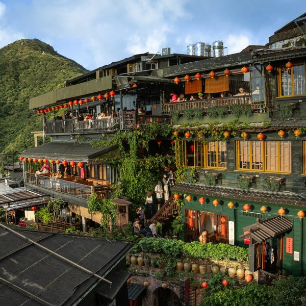 Maisons de thé et lanternes de Jiufen, Taïwan