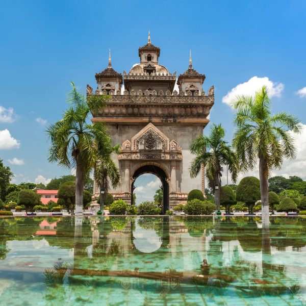 Monument Patuxai à Vientiane, Laos