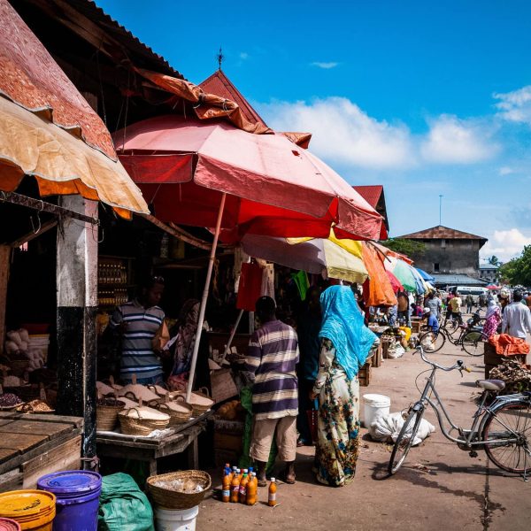 Marché animé de Stone Town, Zanzibar